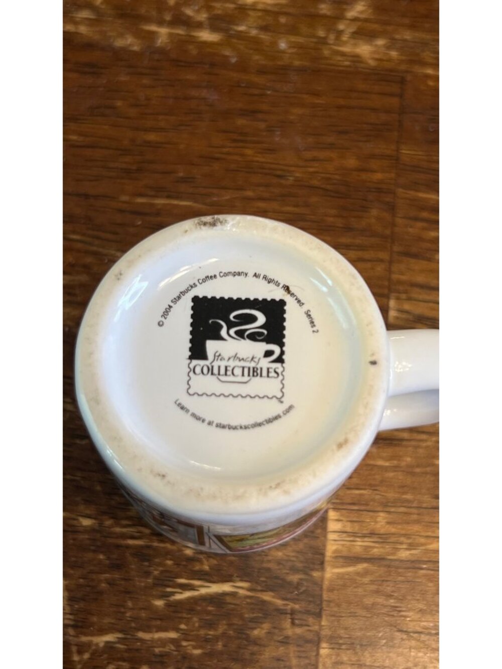 Starbucks Miniature Coffee Mug Vintage Blend Labels Ceramic Collectibles 2004 - Picture 7 of 8